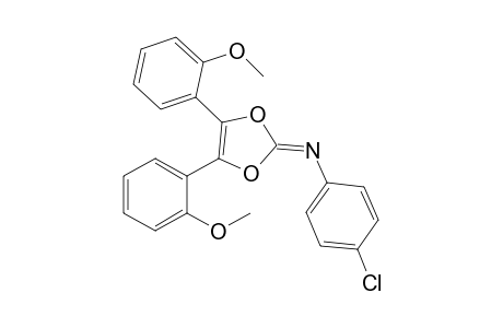 4,5-Bis(2-methoxyphenyl)-2-(4-chlorophenylimino)-1,3-dioxole