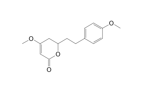 4-Methoxy-6-(4-methoxyphenethyl)-5,6-dihydro-2H-pyran-2-one