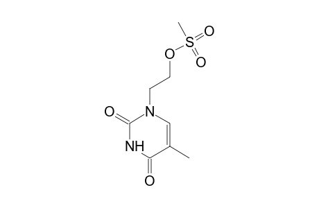 2,4-Pyrimidinedione, 5-methyl-1-[(2-methylsulfonyloxy)ethyl]-
