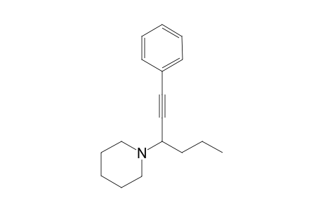 1-(1-phenylhex-1-yn-3-yl)piperidine