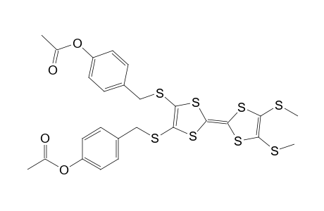 4,5-Bis(p-acetoxybenzylsulfanyl)-4',5'-bis(methylsulfanyl)tetrathiafulvalene