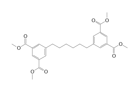 5-[6-(3,5-dicarbomethoxyphenyl)hexyl]benzene-1,3-dicarboxylic acid dimethyl ester