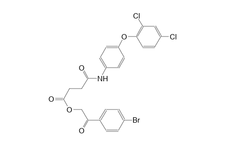 butanoic acid, 4-[[4-(2,4-dichlorophenoxy)phenyl]amino]-4-oxo-, 2-(4-bromophenyl)-2-oxoethyl ester