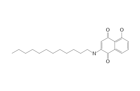 2-DODECYLAMINO-5-HYDROXY-1,4-NAPHTHOQUINONE