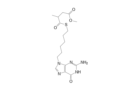 O-Methyl-S-(1-9H-guanine-6-hexyl)-3-methyl-monothiosuccinate