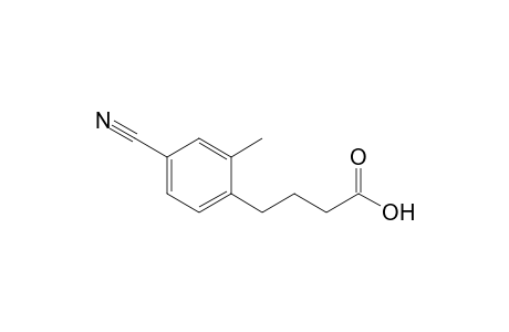 4-[4'-Cyano-2'-methylphenyl]-butanoic Acid