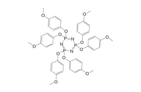 1,3,5,2,4,6-Triazatriphosphorine, 2,2,4,4,6,6-hexahydro-2,2,4,4,6,6-hexakis(4-methoxyphenoxy)-