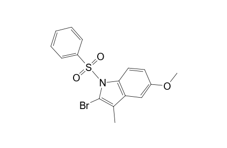 1-(Benzenesulfonyl)-2-bromo-5-methoxy-3-methylindole