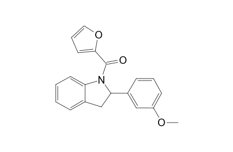 FURAN-2-YL[-2-(3-METHOXYPHENYL)-INDOLIN-1-YL]-METHANONE