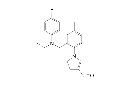 1-[2-[(N-ethyl-4-fluoro-anilino)methyl]-4-methyl-phenyl]-2,3-dihydropyrrole-4-carbaldehyde