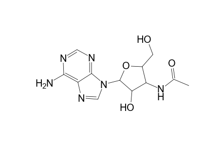Adenosine, 3'-(acetylamino)-3'-deoxy-