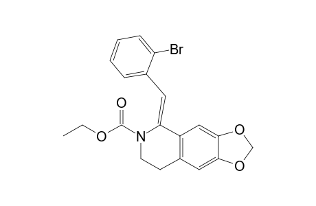 1,3-Dioxolo[4,5-g]isoquinoline-6(5H)-carboxylic acid, 5-[(2-bromophenyl)methylene]-7,8-dihydro-, ethyl ester, (Z)-