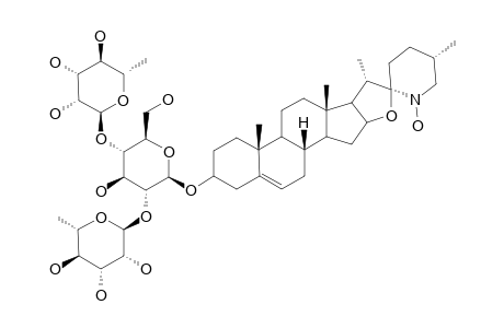 N-HYDROXYSOLAMARGINE;(25-R)-3-BETA-[O-ALPHA-L-RHAMNOPYRANOSYL-(1->2)-O-[ALPHA-L-RHAMNOPYRANOSYL-(1->4)]-BETA-D-GLUCOPYRANOSYLOXY]-22-ALPHA-N-SPIR