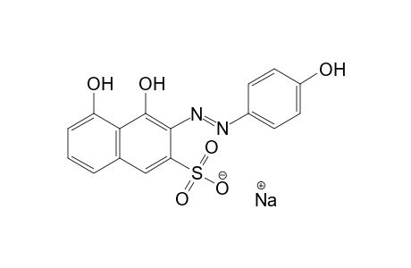 4,5-Dihydroxy-3-[(E)-(4-hydroxyphenyl)diazenyl]naphthalene-2-sulfonic acid, sodium salt