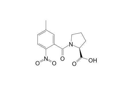 (2S)-N-(5-methyl-2-nitrobenzoyl)proline