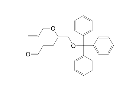 5-(triphenylmethoxy)-4-(2-propenyloxy)-pentanal