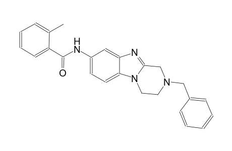 N-(2-benzyl-1,2,3,4-tetrahydropyrazino[1,2-a]benzimidazol-8-yl)-2-methylbenzamide