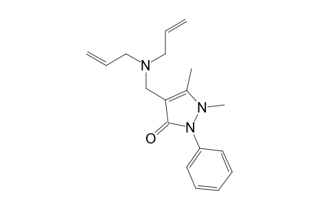 4-Diallylaminomethyl-1,5-dimethyl-2-phenyl-1,2-dihydropyrazol-3-one