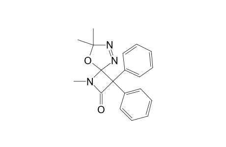 1,7,8-TRIAZA-1,6,6-TRIMETHYL-5-OXA-2-OXO-3,3-DIPHENYLSPIRO-[3,4]-OCT-7-ENE