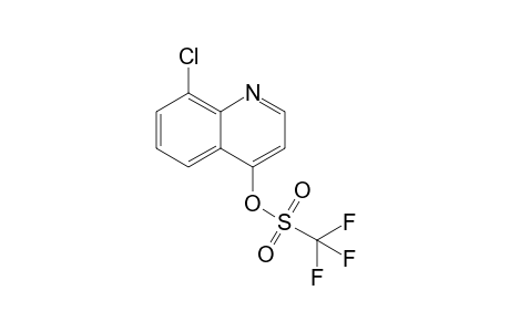 8-Chloro-4-trifluoromethylsulfonyloxyquinoline
