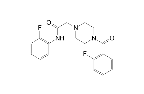 1-piperazineacetamide, 4-(2-fluorobenzoyl)-N-(2-fluorophenyl)-