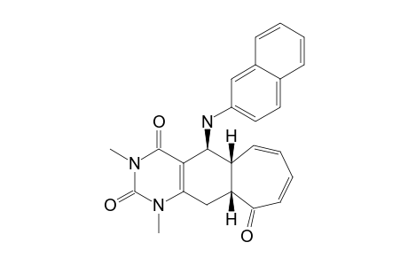 1,3-DIMETHYL-5-(2-NAPHTHYLAMINO)-2,3,4,R-5,T-5A,10,T-10A,11-OCTAHYDRO-1H-CYCLOHEPTO-[G]-QUINAZOLINE-2,4,10-TRIONE