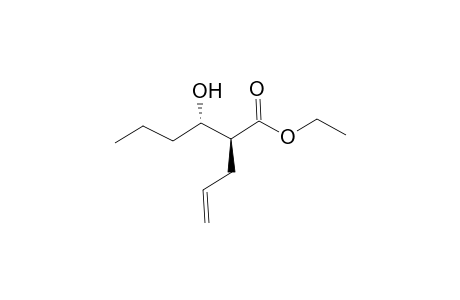 Ethyl (2S*,3S*)-2-(1-hydroxybutyl)-4-pentenoate