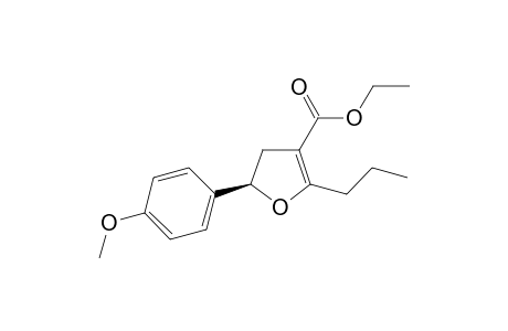 Ethyl (5R)-5-(4-methoxyphenyl)-2-propyl-4,5-dihydrofuran-3-carboxylate