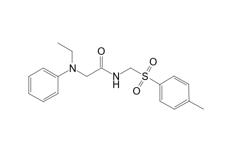 2-(ethyl(phenyl)amino)-N-(tosylmethyl)acetamide