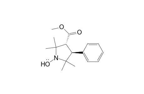 1-Pyrrolidinyloxy, 3-(methoxycarbonyl)-2,2,5,5-tetramethyl-4-phenyl-, trans-