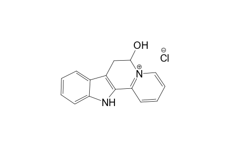 6-Hydroxy-7H-indolo[2,3-a]quinolizin-5(12H)-ium chloride