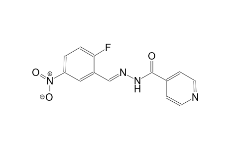 N'-[(E)-(2-fluoro-5-nitrophenyl)methylidene]isonicotinohydrazide