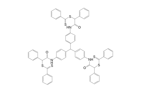 DL-N,N',N''-(Methylidenetri-4,1-phenylene)tris[2-phenyl-2-[(thiobenzoyl)thio]acetamide]