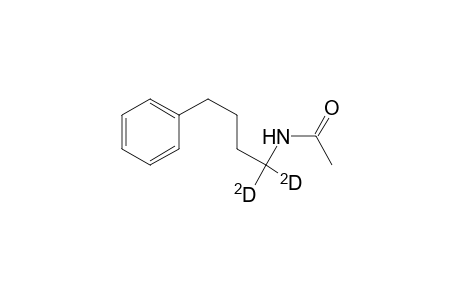 N-acetyl-1,1-dideuterio-4-phenylbutylamine