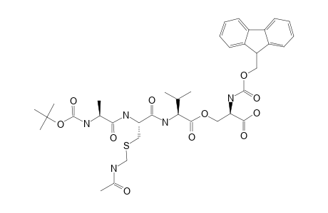 9-FLUORENYL-METHYLOXYCARBONYL-D-SERINE-[N-BUTYLOXYCARBONYL-L-ALANINE-L-CYSTEINE-(ACETAMIDOMETHYL)-L-VALINE]-HYDROXYL