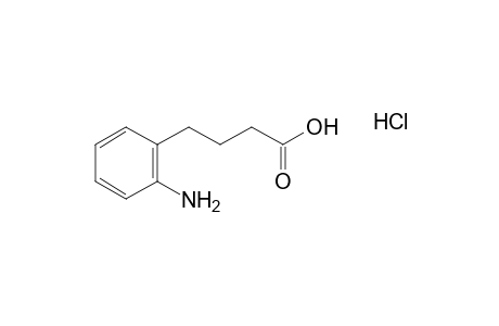 4-(o-aminophenyl)butyric acid, hydrochloride