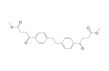 Methyl 4-(4-(2-[4-(4-methoxy-4-oxobutanoyl)phenyl]ethyl)phenyl)-4-oxobutanoate