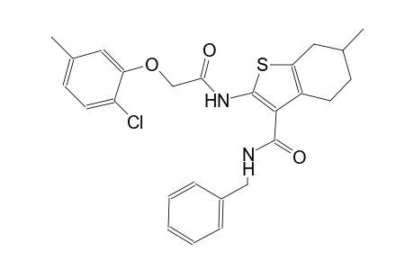 N-benzyl-2-{[(2-chloro-5-methylphenoxy)acetyl]amino}-6-methyl-4,5,6,7-tetrahydro-1-benzothiophene-3-carboxamide