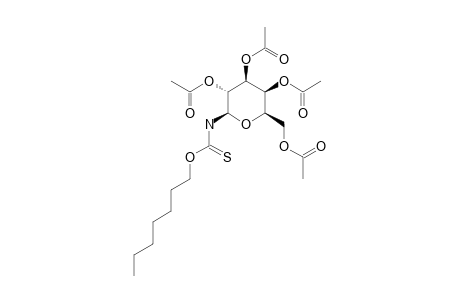 HEPTYL-N-(2,3,4,6-TETRA-O-ACETYL-BETA-D-GALACTOPYRANOSYL)-THIOCARBAMATE