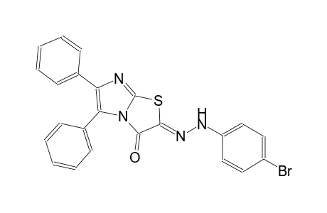 imidazo[2,1-b]thiazole-2,3-dione, 5,6-diphenyl-, 2-[(4-bromophenyl)hydrazone], (2Z)-