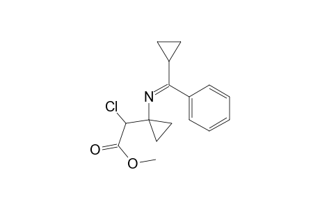 Methyl 2-Chloro-2-[1'-[(cyclopropylphenylmethylene)amino]cyclopropyl]acetate