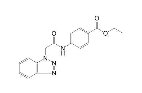 ethyl 4-[(1H-1,2,3-benzotriazol-1-ylacetyl)amino]benzoate