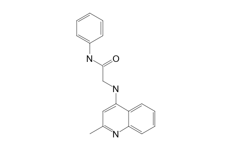 2-(2-METHYLQUINOLIN-4-YLAMINO)-N-PHENYLACETAMIDE