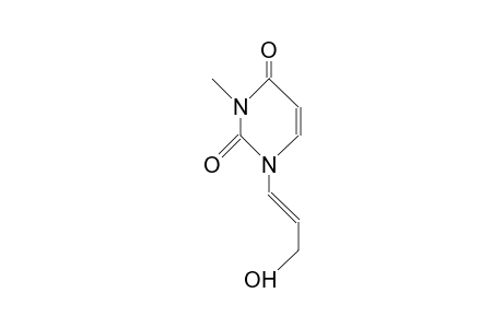 (E)-1-(3-Hydroxy-prop-1-enyl)-3-methyl-uracil
