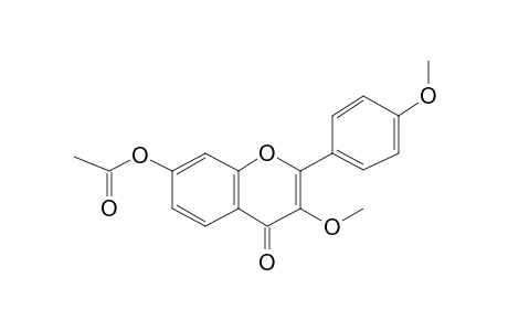 7-Acetoxy-3-methoxy-2-(p-methoxyphenyl)-4H-chromen-4-one