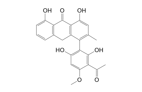 (M)-Knipholone Anthrone