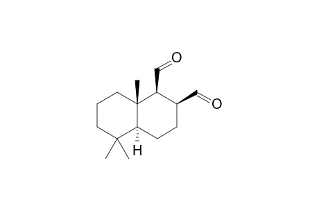 (1S,2S,4aS,8aS)-5,5,8a-trimethyl-1,2,3,4,4a,6,7,8-octahydronaphthalene-1,2-dicarbaldehyde