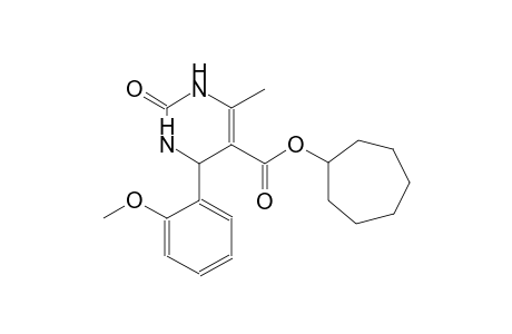 cycloheptyl 4-(2-methoxyphenyl)-6-methyl-2-oxo-1,2,3,4-tetrahydro-5-pyrimidinecarboxylate