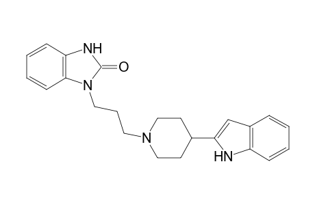 1-{3-[4-(indol-2-yl)piperidino]propyl}-2-benzimidazolinone