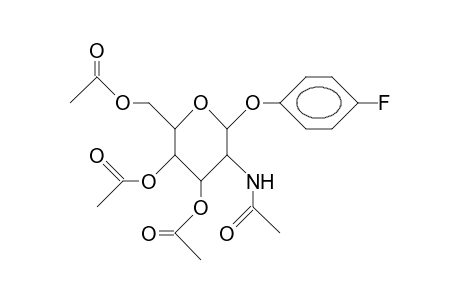 P-Fluoro-phenyl 3,4,6-tri-O-acetyl-2-acetamido-2-deoxy-B-D-glucopyranoside